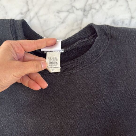 Vintage 90s USA Olympics Crewneck Sweatshirt Mens Large Black Logo - Picture 4 of 8